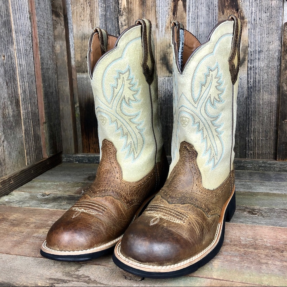 Ariat Brown Fatbaby Cowboy Boot